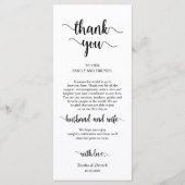 Plaats instelling Dank u, rustieke Boerderij thema Programma (Voorkant)