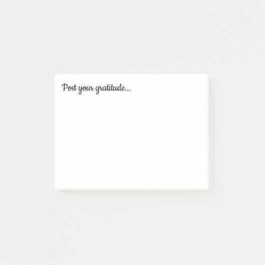 Plaats je dankbaarheid post-it® notes (Voorkant)