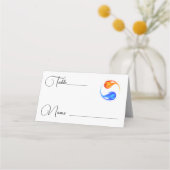 Plaats kaarten-Bruiloft-Twin Flame- (Voorkant)