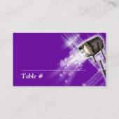 Plaats kaarten Hollywood thema bruiloft Plaatskaartje (Achterkant)