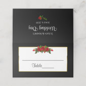 Plaats Kaarten, Rode Roos Trouwen Collectie (Buitenkant ongevouwen)