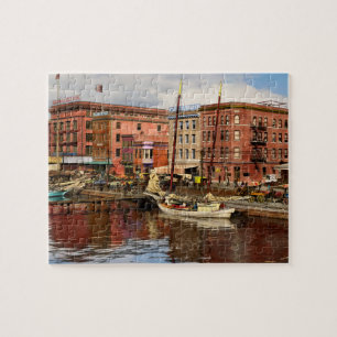 Plaats MD - Pratt St - Beer en meer dan 1906 Linke Legpuzzel