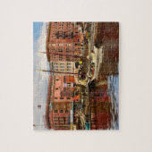 Plaats MD - Pratt St - Beer en meer dan 1906 Linke Legpuzzel (Verticaal)