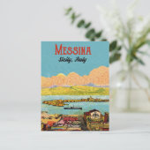 Plaats Messina, Sicilië, Italië Briefkaart (Staand voorkant)
