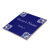 Plaats naam op de Spaanse Tegel Tegeltje (Zijkant)