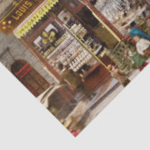 Plaats - NY - waar de moord plaatsvond in 1909 Tissuepapier (Detail)