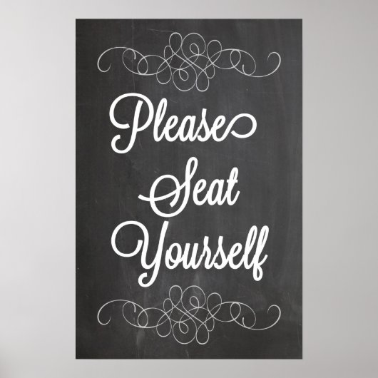 Plaats uw eigen bord voor het Poster. Poster (Voorkant)