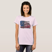 PLAATS VAN ALLEGIANCE Patriotic T-shirt (Voorkant volledig)