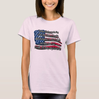 PLAATS VAN ALLEGIANCE Patriotic T-shirt