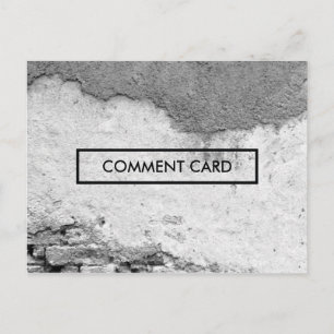 plaats van commentaar briefkaart