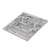 Plaats van de Chataignes | Avignon, Frankrijk Tegeltje (Zijkant)