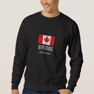 Plaats van Revelstoke Canada: Canadese vlag Merch Trui