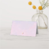 Plaats voor Unicorn-verjaardagsfeest (Achterkant)