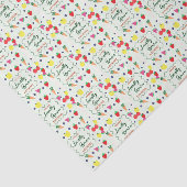 Plaatselijk geteelde Baby shower van de landbouwma Tissuepapier (Detail)