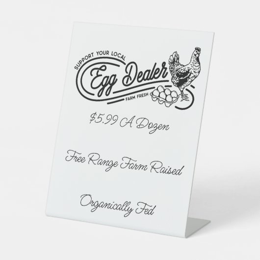 Plaatselijk merkteken voor de Dealer Pedestal Reclamebord Met Voetstuk (Voorkant)