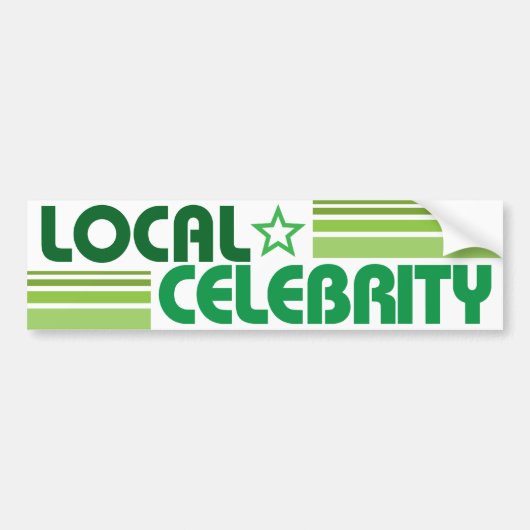 Plaatselijke hommeltegel bumpersticker (Voorkant)