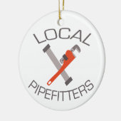 Plaatselijke pijpleidingen keramisch ornament (Links)