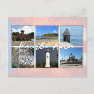Plaatsen in Puerto Rico Briefkaart