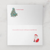 PLAATSKAARTEN : WELKOM NAAR ONS HUIS - MERRY CHRIS (Binnenkant ongevouwen)