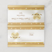 Plaatsnaamkaarten 50e trouwdag jubileum (Buitenkant ongevouwen)