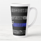 Plaatsvervangend Sheriff Distress Flag Latte Mok (Rechts)