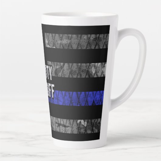 Plaatsvervangend Sheriff Distress Flag Latte Mok (Rechts)