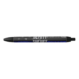 Plaatsvervangend Sheriff Distress Flag Zwarte Inkt Pen