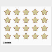 Plaatsvervangend sheriff met Jouw naam Badge Stick Ster Sticker (Vel)