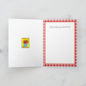 Placard démodé de cuisine avec la carte de note de (Intérieur)