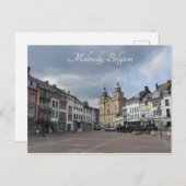 Place Albert 1er, Malmedy, België Briefkaart (Voorkant / Achterkant)