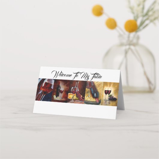 Place Card - Welkom bij ons thuis (Voorkant)