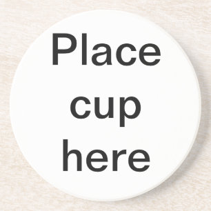 Place Cup Hier onderzetter