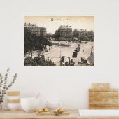 Place Darcy, Dijon, France Poster (Keuken)