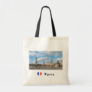 Place de la Concorde and obelisk - Parijs, Frankri Tote Bag