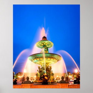 Place de la Concorde, Parijs, Frankrijk Poster