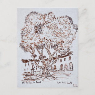 Place de la Liberte, Saint-Guilhem-le-Desert Briefkaart