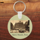 Place de l'Opera, Paris Frankrijk c1925 Sleutelhanger (Voorkant)