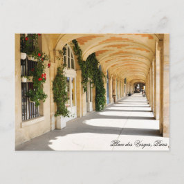 Place des Vosges in Paris, Frankrijk Briefkaart