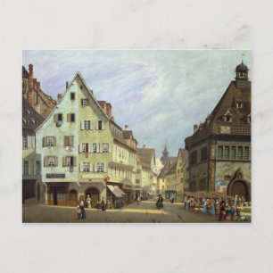 Place du Marche-aux-Fruits, Colmar, 1875 Briefkaart