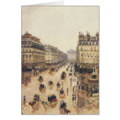 Place du Theater Francais, Paris Rain van Pissarro (Voorkant)