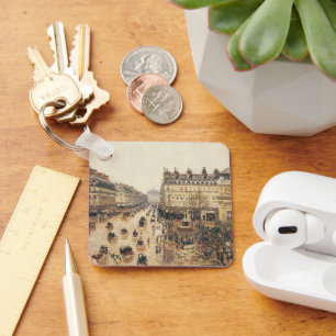 Place du Théâtre Français, Parijs Regen door Pissa Sleutelhanger