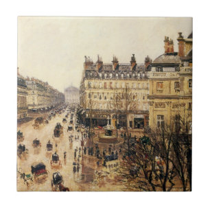 Place du Théâtre Français, Parijs Regen door Pissa Tegeltje