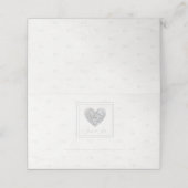 Placement 15e anniversaire de Mariage Crystal carte de place (Extérieur déplié)