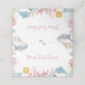 Placement A L'Arrière Carte De La Nourriture Sea Pastel Anni (Extérieur déplié)