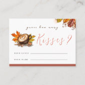 Placement Amusant Espresso Combien De Baisers Douche Carte J (Devant)