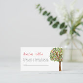 Placement Apple Diaper Carte Raffle Apple de mon bébé oeil (Debout devant)