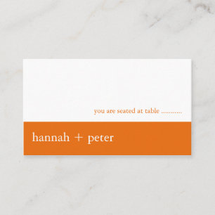 Placement Bannière Persimmon :: Carte de siège invité