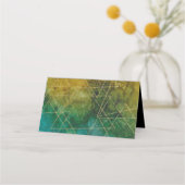 Placement Bar ou Bat Mitzvah Carte d'Identification de Lieu  (Dos)