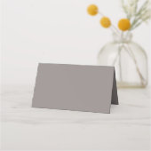 Placement Barne Rustique Amethyst Grey Mariage Carte de plac (Dos)