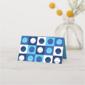 Placement Bat mitzvah de BASEBALL table assise carte d'escor (Dos)